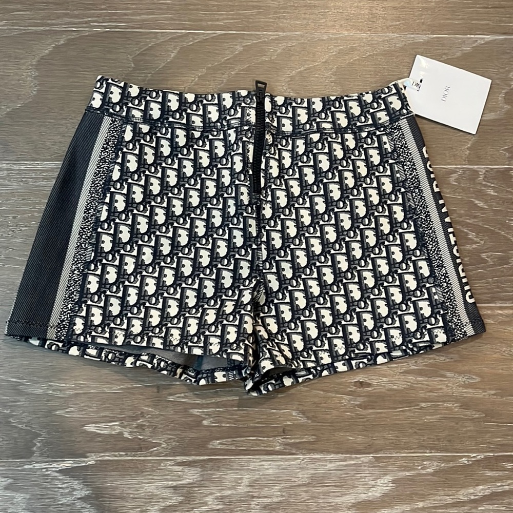 Christian Dior logo oblique shorts
